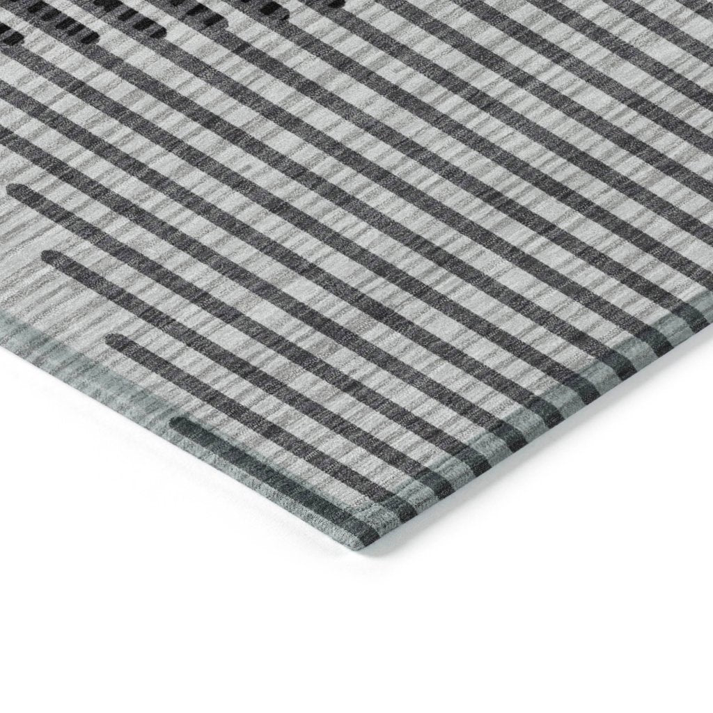 LOOMLAN Rugs Elowen Gray Washable Indoor-Outdoor Rug