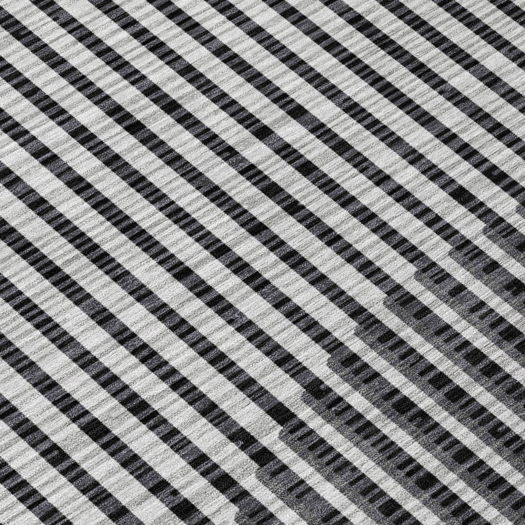 LOOMLAN Rugs Elowen Gray Washable Indoor-Outdoor Rug