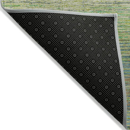 LOOMLAN Rugs Elu Green Washable Indoor-Outdoor Rug