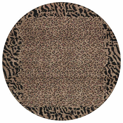 LOOMLAN Rugs Elyvia Brown Washable Indoor-Outdoor Rug