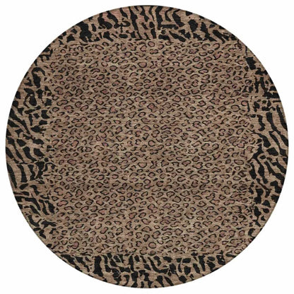 LOOMLAN Rugs Elyvia Brown Washable Indoor-Outdoor Rug