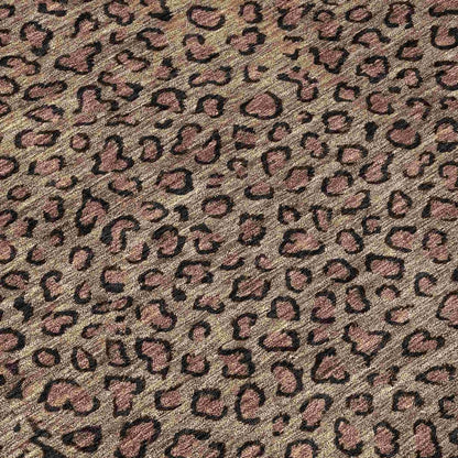 LOOMLAN Rugs Elyvia Brown Washable Indoor-Outdoor Rug