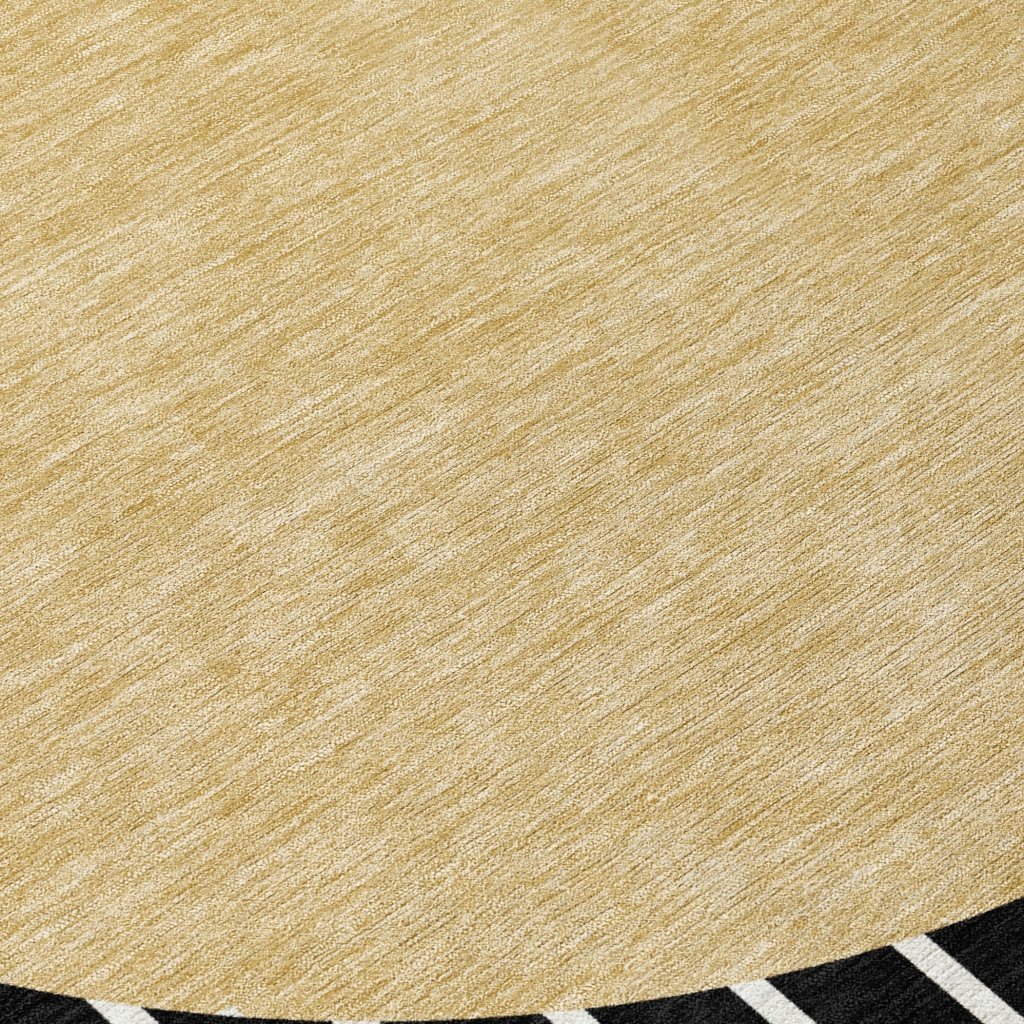 LOOMLAN Rugs Ember Black Washable Indoor-Outdoor Rug