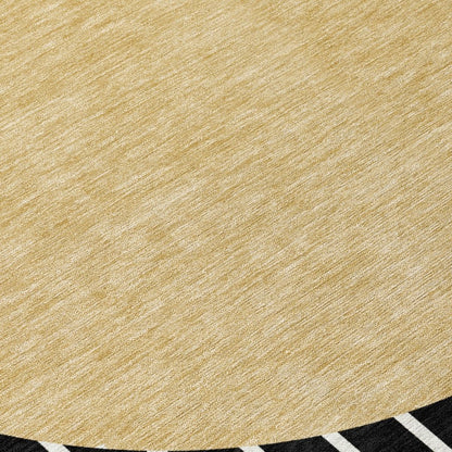 LOOMLAN Rugs Ember Black Washable Indoor-Outdoor Rug
