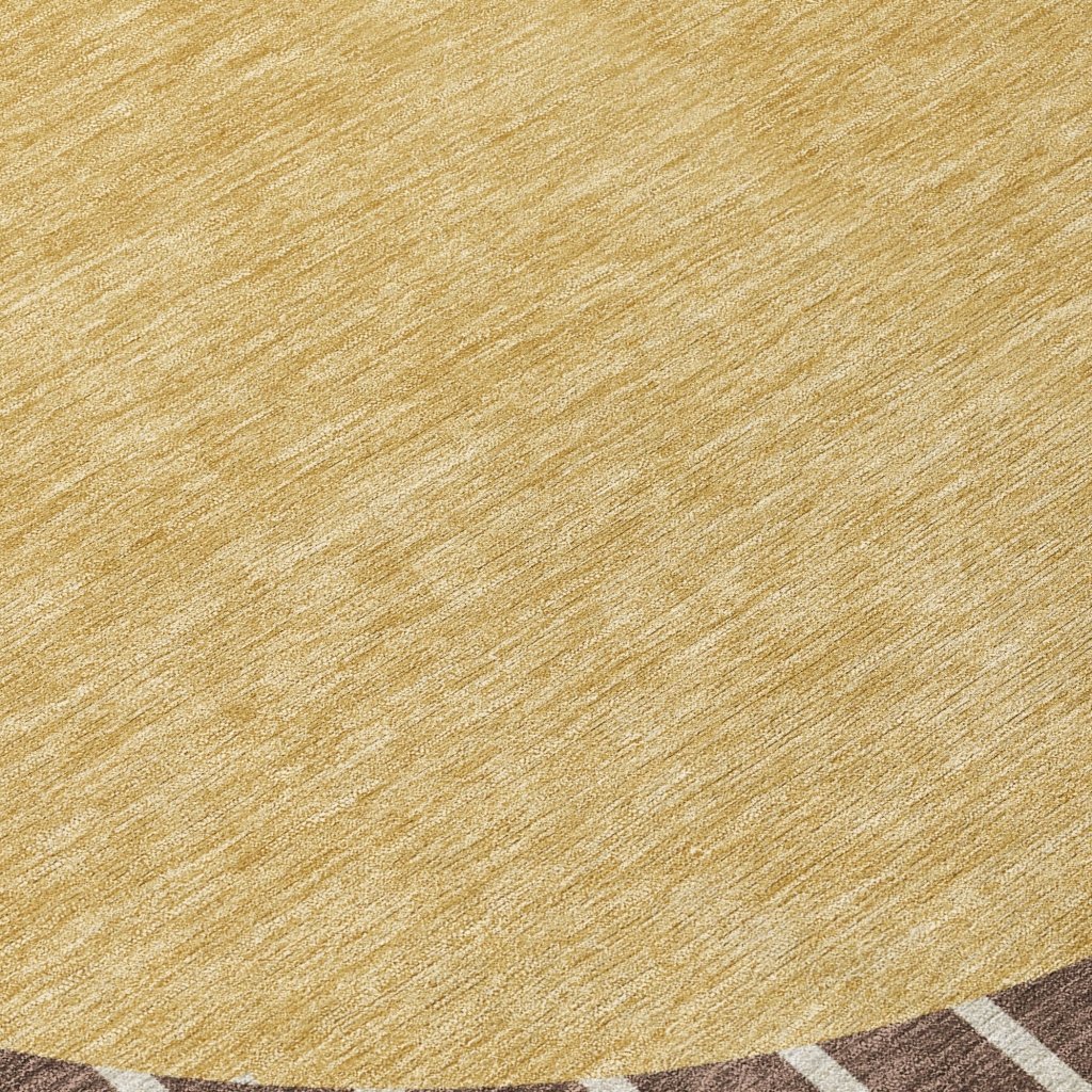LOOMLAN Rugs Ember Brown Washable Indoor-Outdoor Rug