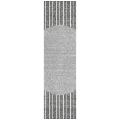 LOOMLAN Rugs Ember Gray Washable Indoor-Outdoor Rug