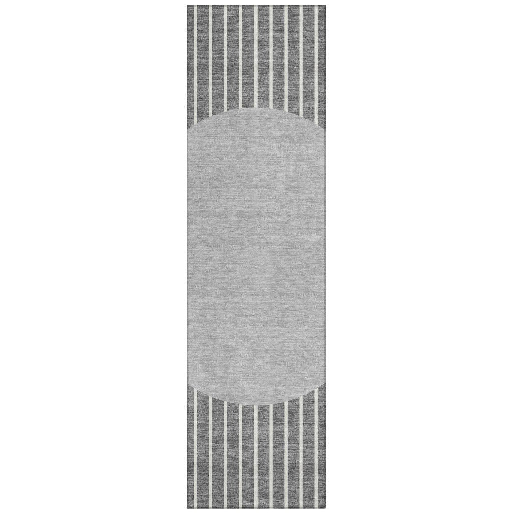 LOOMLAN Rugs Ember Gray Washable Indoor-Outdoor Rug