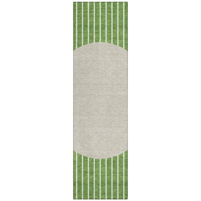 LOOMLAN Rugs Ember Green Washable Indoor-Outdoor Rug
