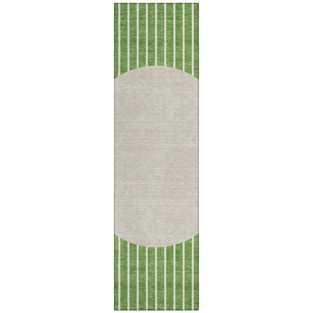LOOMLAN Rugs Ember Green Washable Indoor-Outdoor Rug