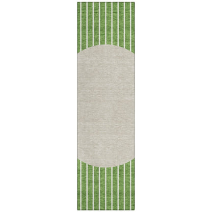 LOOMLAN Rugs Ember Green Washable Indoor-Outdoor Rug