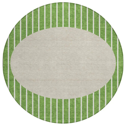LOOMLAN Rugs Ember Green Washable Indoor-Outdoor Rug