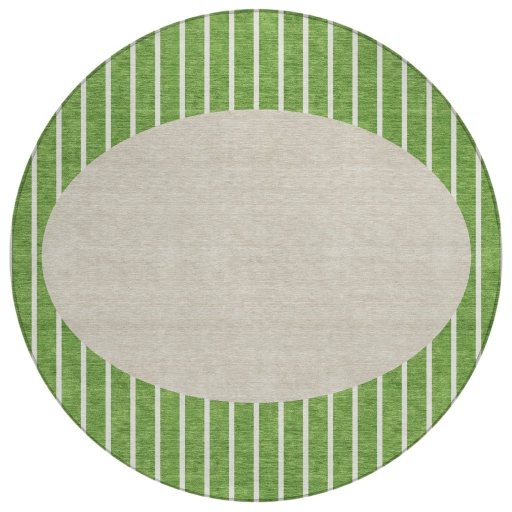 LOOMLAN Rugs Ember Green Washable Indoor-Outdoor Rug
