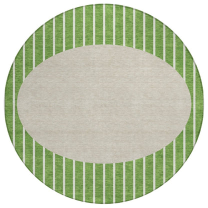 LOOMLAN Rugs Ember Green Washable Indoor-Outdoor Rug