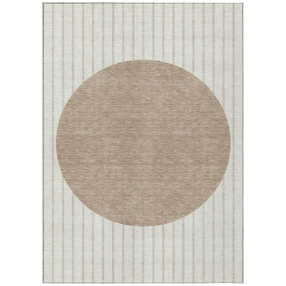 LOOMLAN Rugs Ember Ivory Washable Indoor-Outdoor Rug