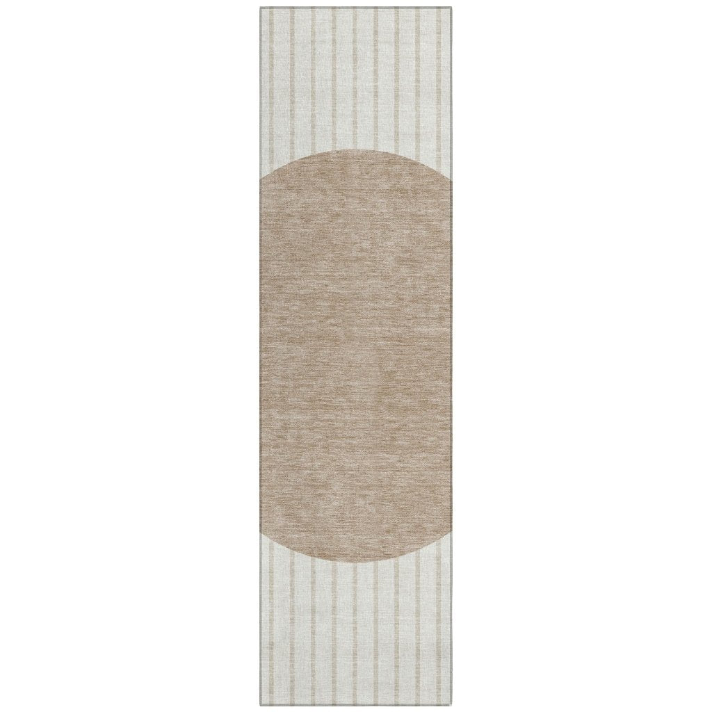 LOOMLAN Rugs Ember Ivory Washable Indoor-Outdoor Rug