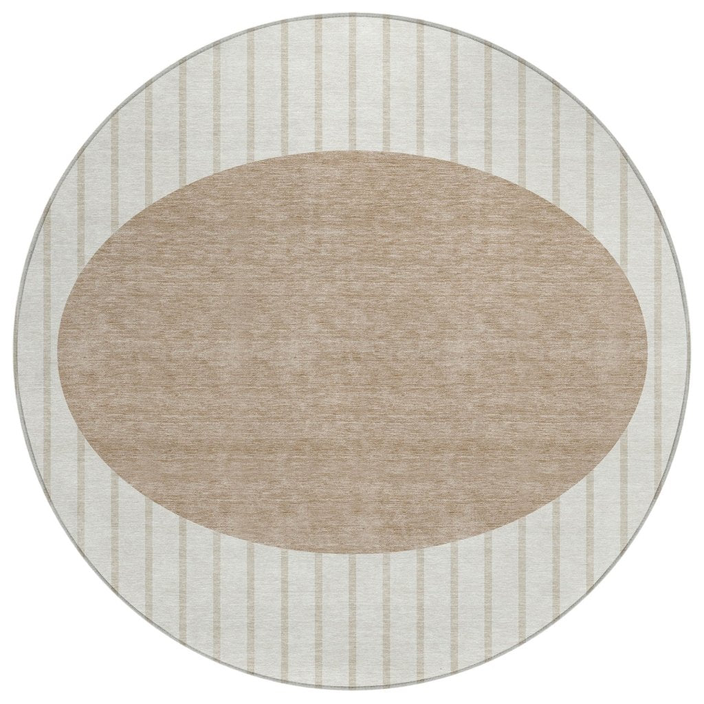 LOOMLAN Rugs Ember Ivory Washable Indoor-Outdoor Rug