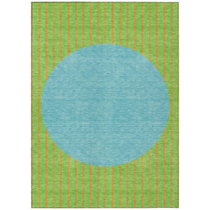 LOOMLAN Rugs Ember Lime Washable Indoor-Outdoor Rug