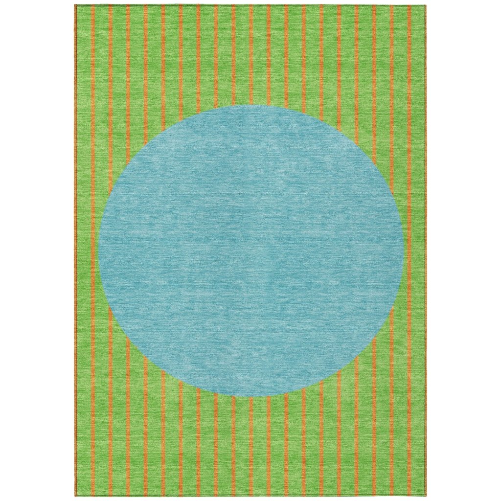 LOOMLAN Rugs Ember Lime Washable Indoor-Outdoor Rug