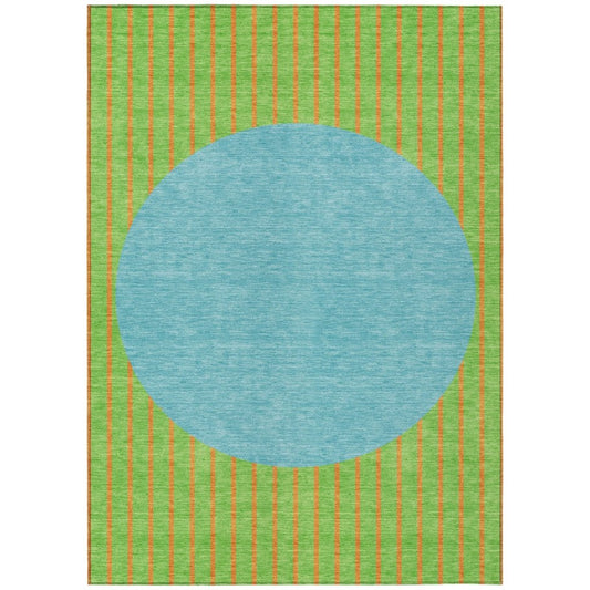 LOOMLAN Rugs Ember Lime Washable Indoor-Outdoor Rug