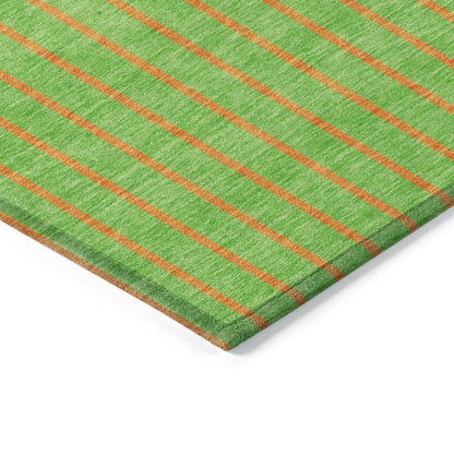 LOOMLAN Rugs Ember Lime Washable Indoor-Outdoor Rug