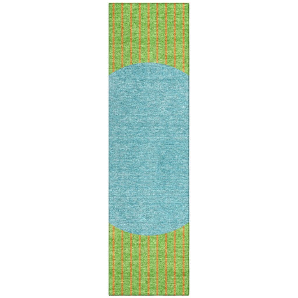 LOOMLAN Rugs Ember Lime Washable Indoor-Outdoor Rug