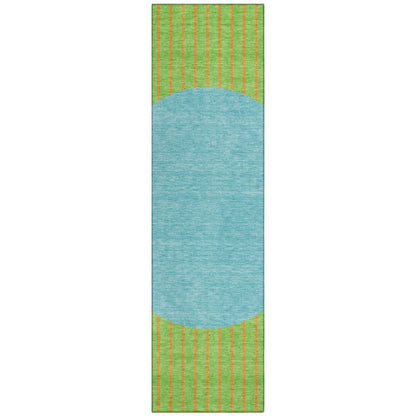 LOOMLAN Rugs Ember Lime Washable Indoor-Outdoor Rug