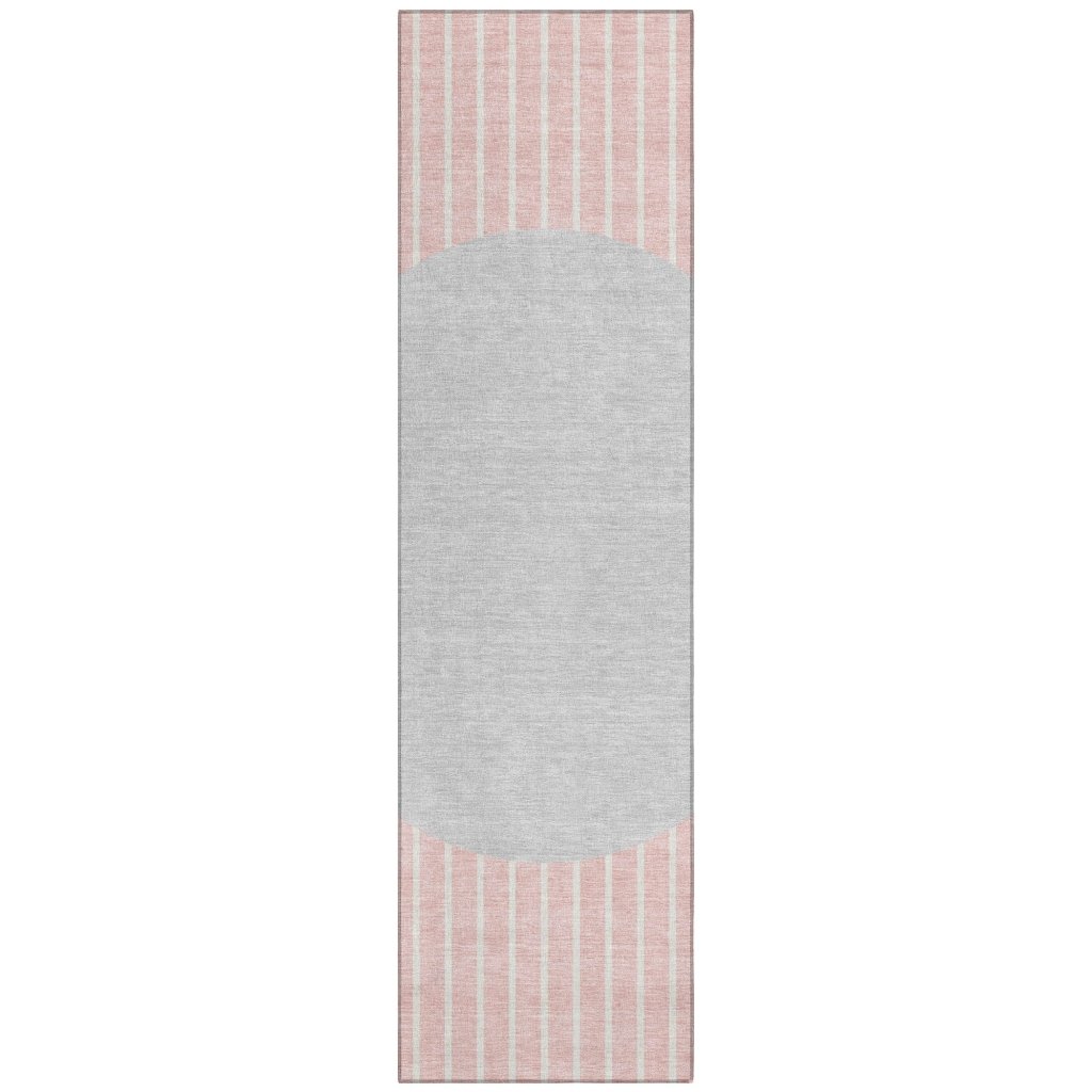 LOOMLAN Rugs Ember Pink Washable Indoor-Outdoor Rug