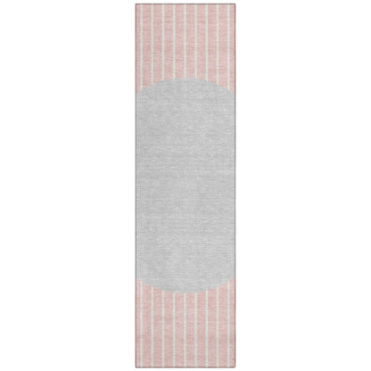 LOOMLAN Rugs Ember Pink Washable Indoor-Outdoor Rug