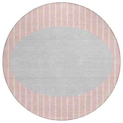LOOMLAN Rugs Ember Pink Washable Indoor-Outdoor Rug