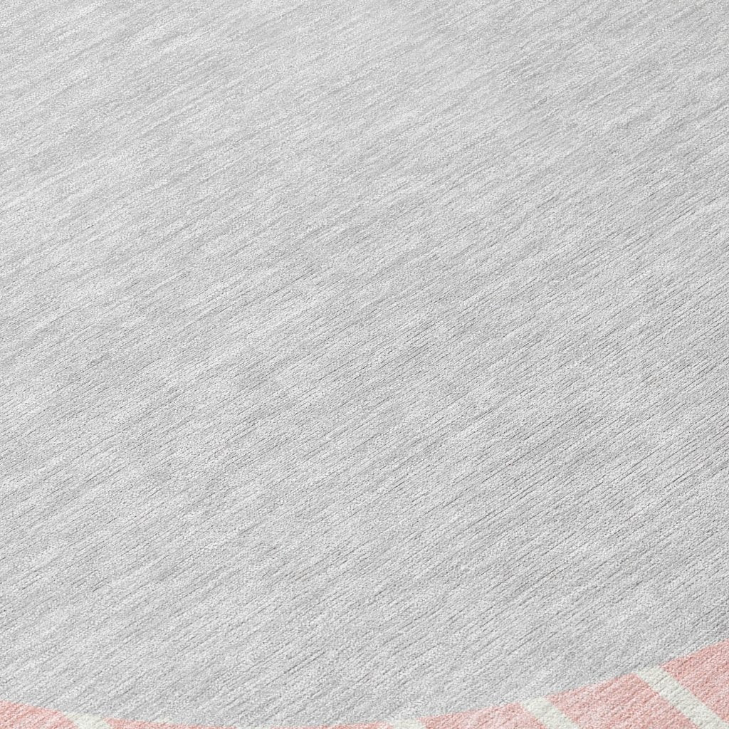 LOOMLAN Rugs Ember Pink Washable Indoor-Outdoor Rug