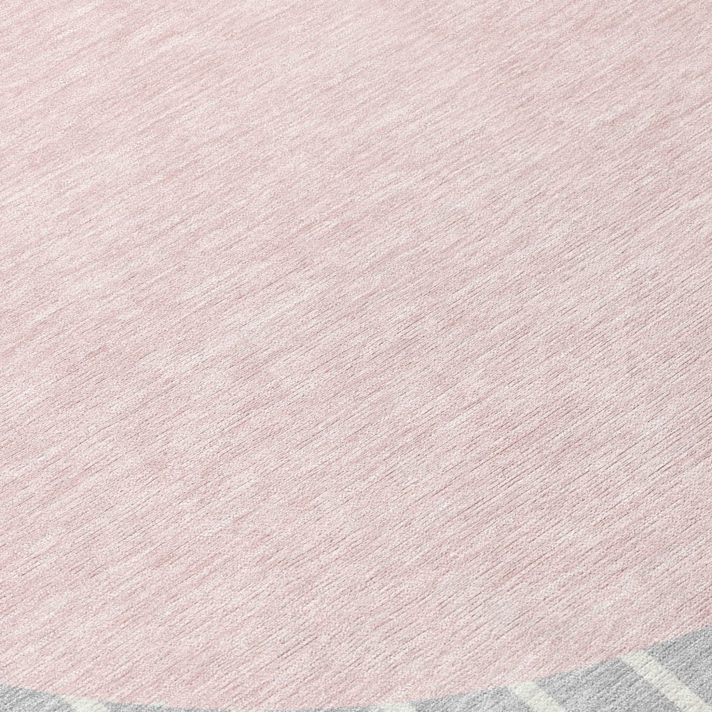LOOMLAN Rugs Ember Silver Washable Indoor-Outdoor Rug