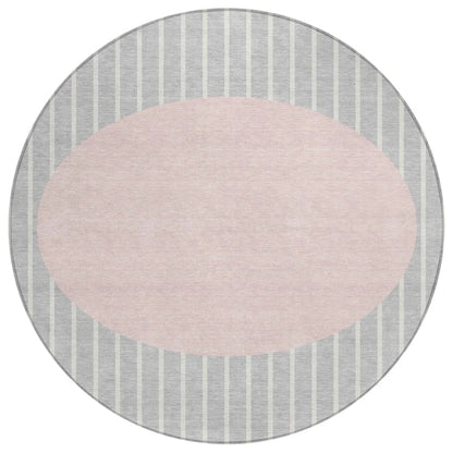 LOOMLAN Rugs Ember Silver Washable Indoor-Outdoor Rug