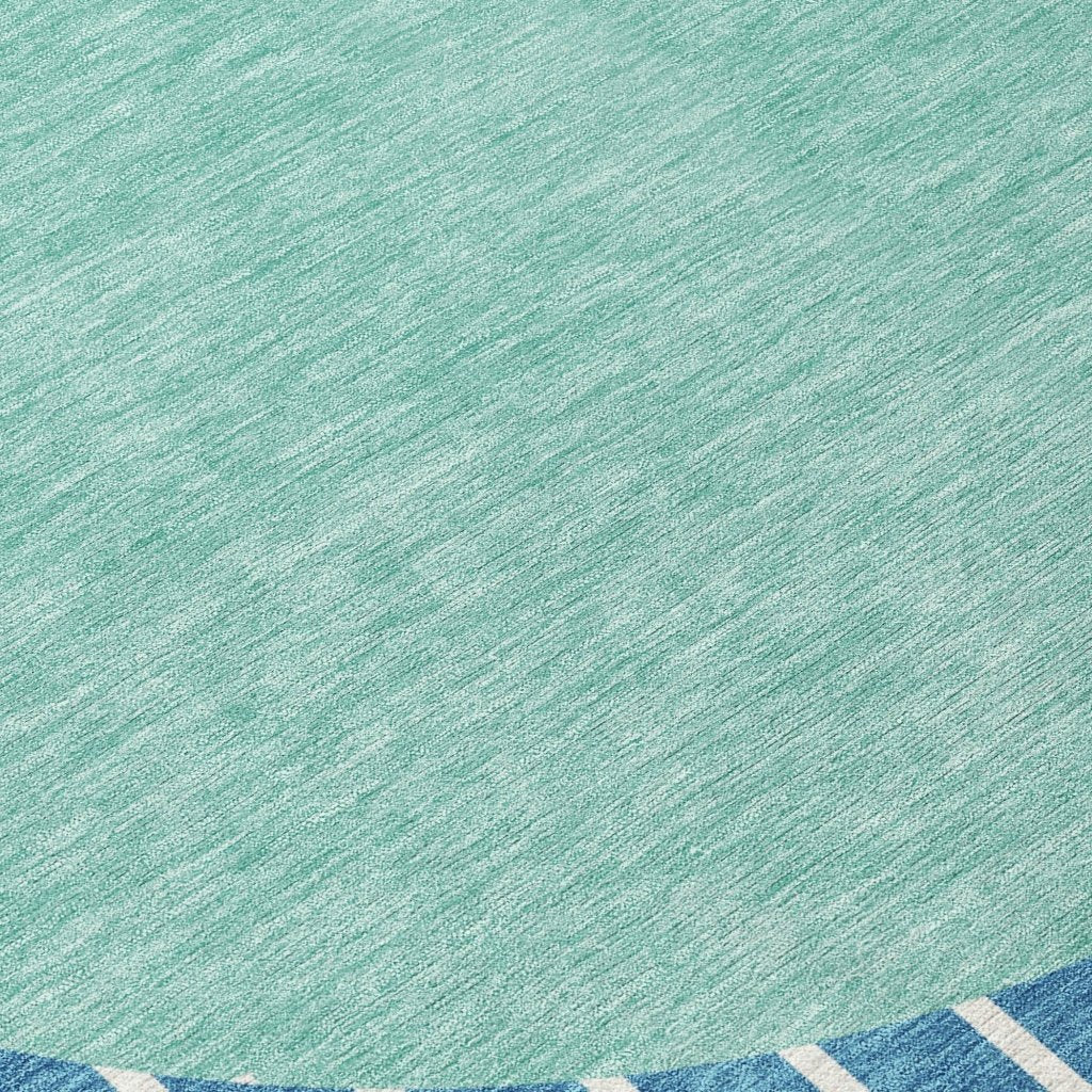LOOMLAN Rugs Ember Teal Washable Indoor-Outdoor Rug