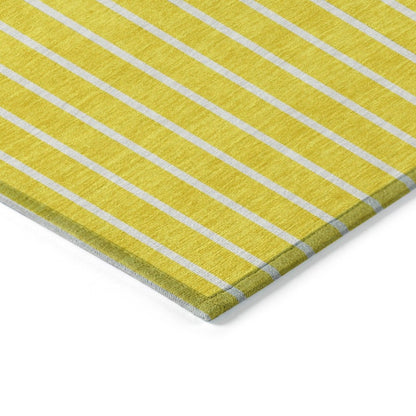 Ember Yellow Washable Indoor - Outdoor Rug - LOOMLAN - LOOMLAN Rugs - Outdoor Rugs