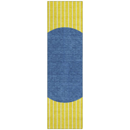 Ember Yellow Washable Indoor - Outdoor Rug - LOOMLAN - LOOMLAN Rugs - Outdoor Rugs