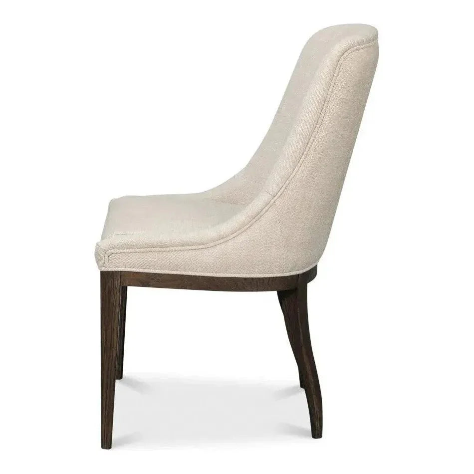 Emilio Grey Dining Chair - , Durable, Traditional 2PC - LOOMLAN - Sarreid - Dining Chairs