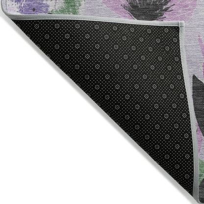 LOOMLAN Rugs Emperesse Purple Washable Indoor-Outdoor Rug