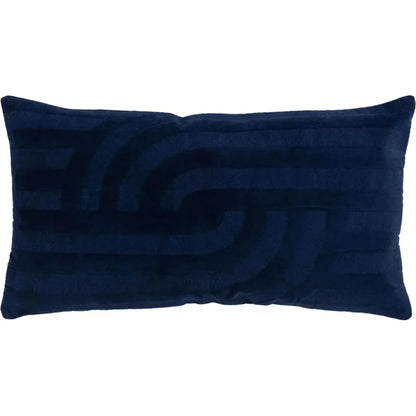 LOOMLAN Emy Embroidered Abstract Lumbar Pillow Covers Insert