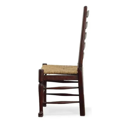 English Country Ladderback Side Chair 2PC - LOOMLAN - Furniture Classics - Dining Chairs