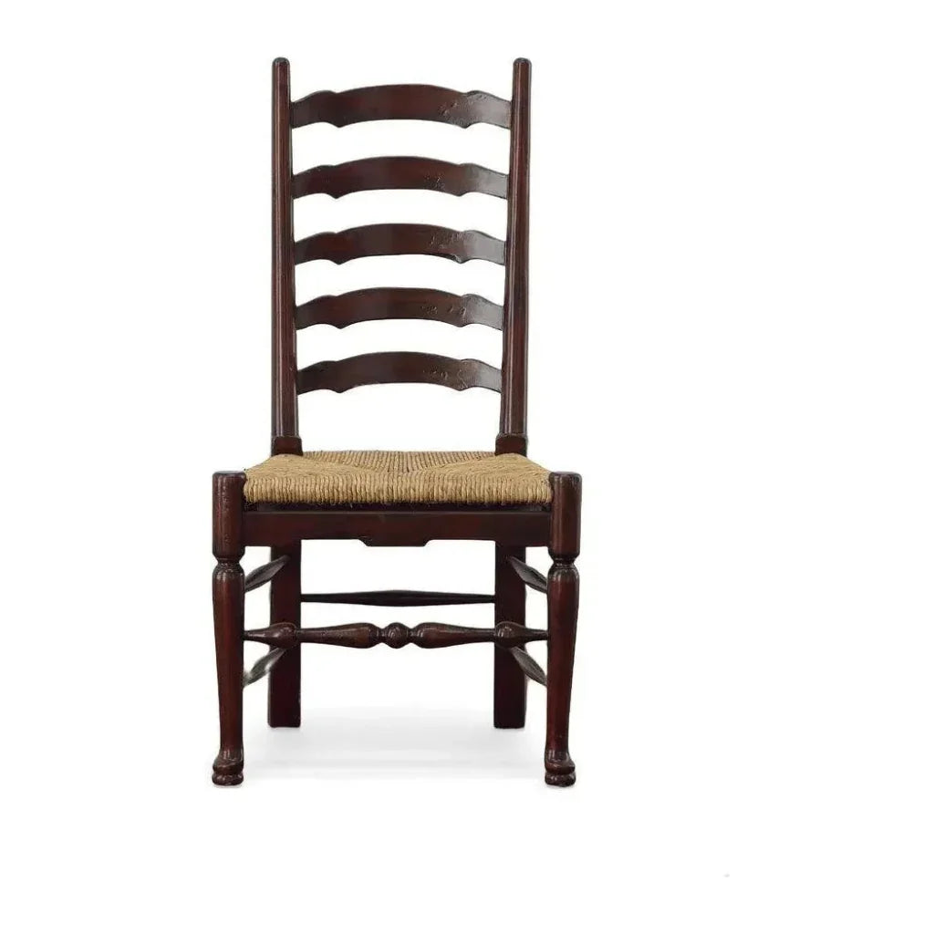English Country Ladderback Side Chair 2PC - LOOMLAN - Furniture Classics - Dining Chairs