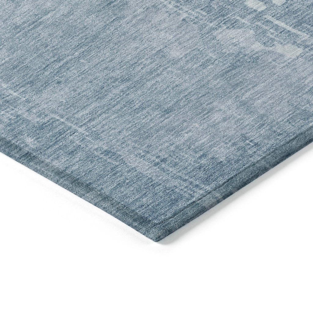 LOOMLAN Rugs Enoa Blue Washable Indoor-Outdoor Rug