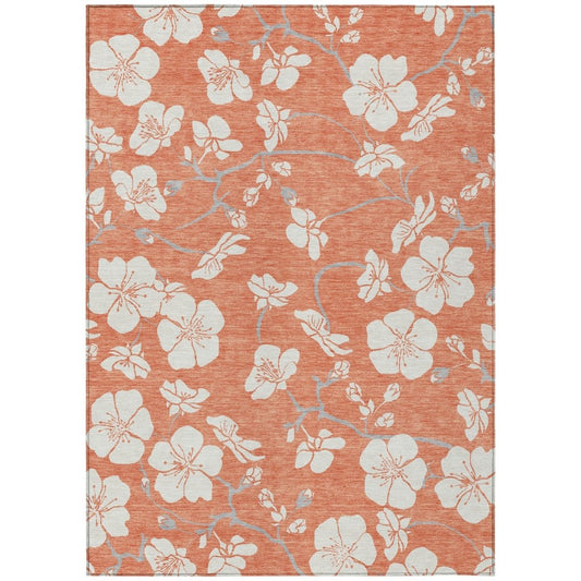 LOOMLAN Rugs Ensa Coral Washable Indoor-Outdoor Rug