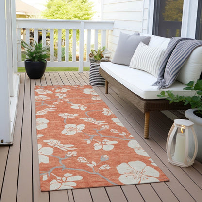 LOOMLAN Rugs Ensa Coral Washable Indoor-Outdoor Rug