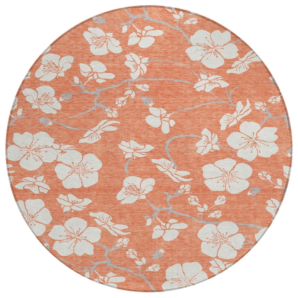 LOOMLAN Rugs Ensa Coral Washable Indoor-Outdoor Rug