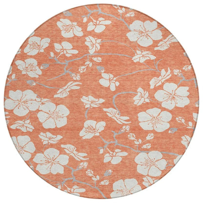 LOOMLAN Rugs Ensa Coral Washable Indoor-Outdoor Rug