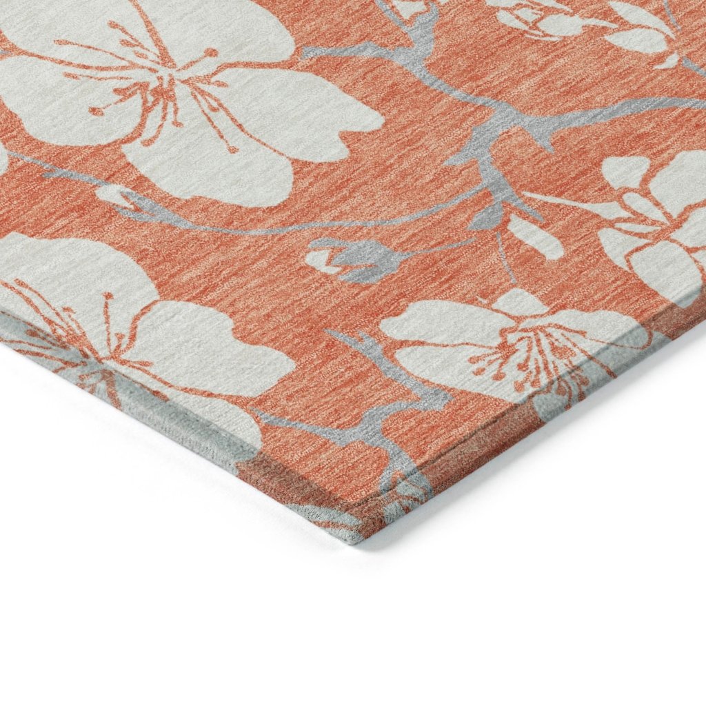 LOOMLAN Rugs Ensa Coral Washable Indoor-Outdoor Rug