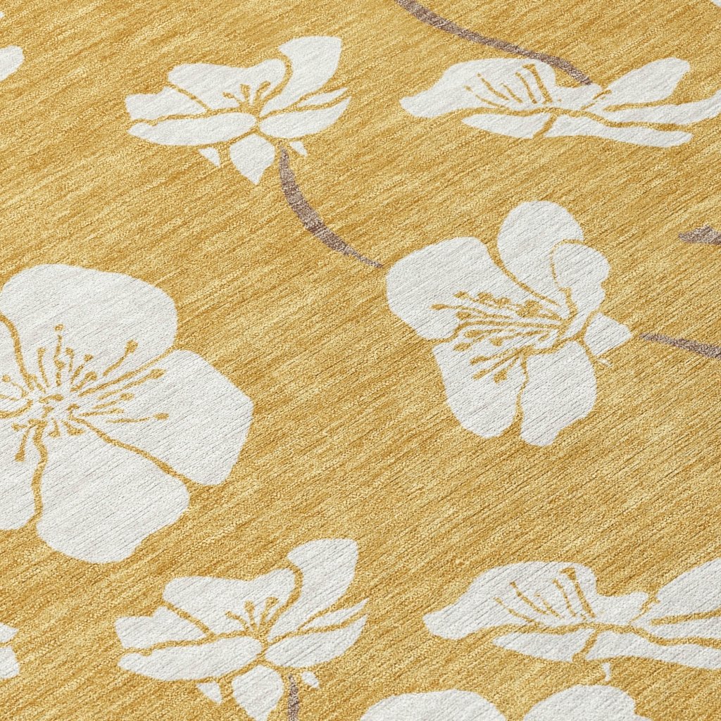 LOOMLAN Rugs Ensa Gold Washable Indoor-Outdoor Rug