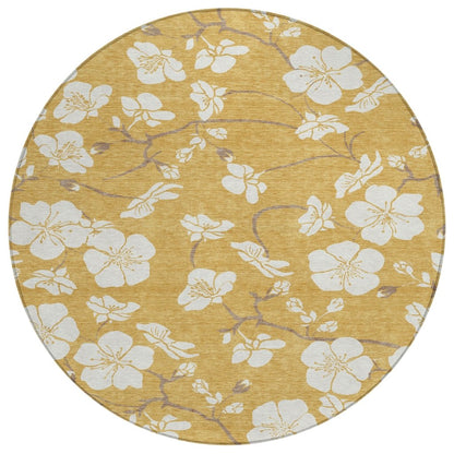 LOOMLAN Rugs Ensa Gold Washable Indoor-Outdoor Rug