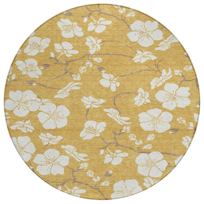 LOOMLAN Rugs Ensa Gold Washable Indoor-Outdoor Rug