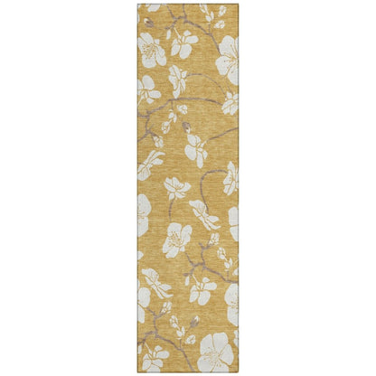 LOOMLAN Rugs Ensa Gold Washable Indoor-Outdoor Rug